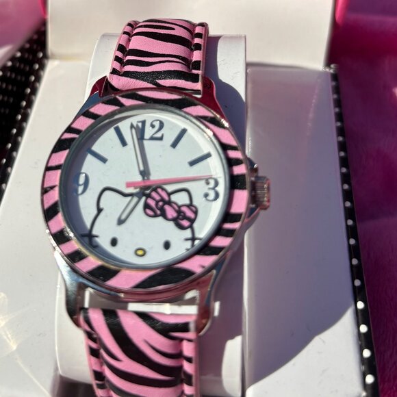 Sanrio Hello Kitty Bracelet Watch - Tiger Stripe - Picture 1 of 2